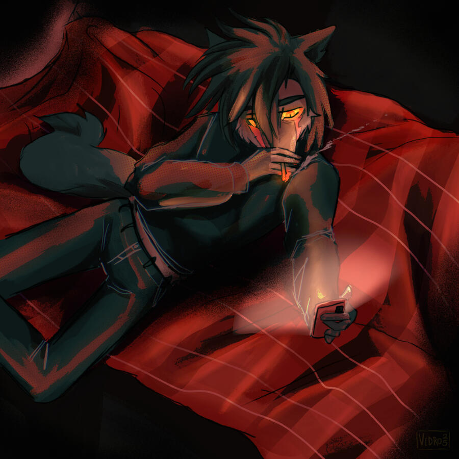 fullbody shaded scene